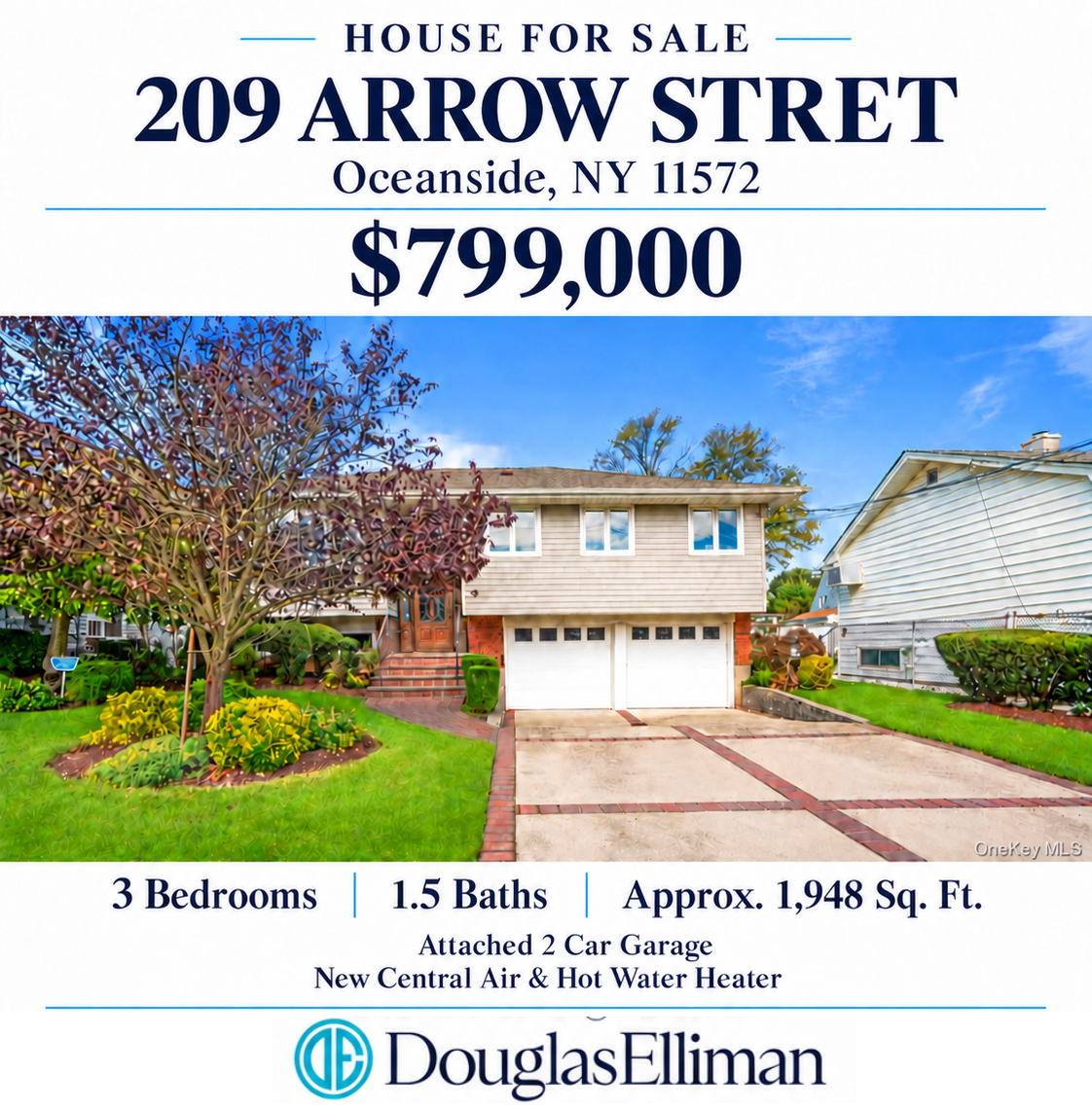 209 Arrow Street, Oceanside, supplied house photo and advertised details